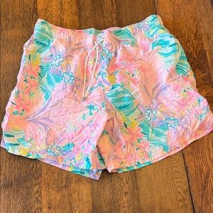 Lilly Pulitzer Pink Floral Men's Shorts